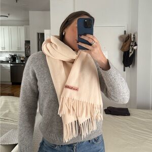 Acne Studios Scarf in Warm White